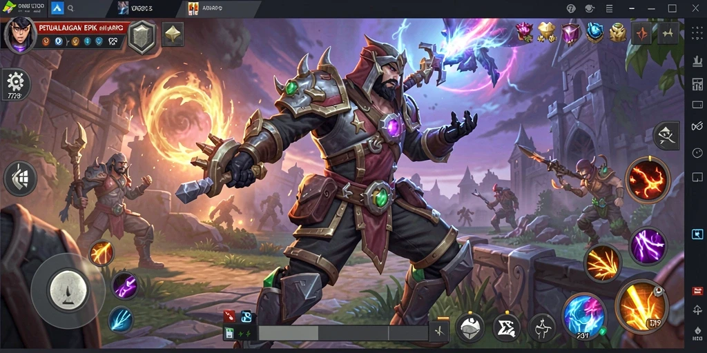 Gameplay ARPG yang mendebarkan dan grafis memukau.