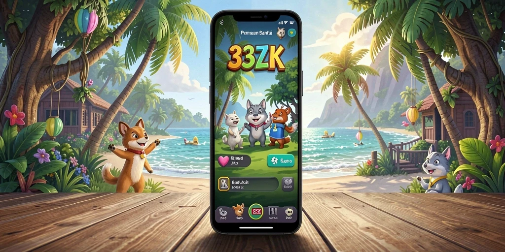 Screenshot gameplay 33ZK yang menampilkan pengalaman bermain yang santai.