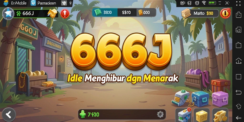Tampilan gameplay <strong>666J</strong> yang memikat dengan mekanisme Idle yang menarik.