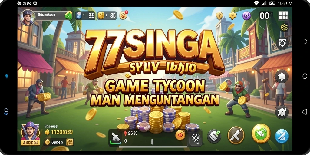 Tampilan gameplay menarik dari 77SINGA yang menguji keterampilan manajerial.