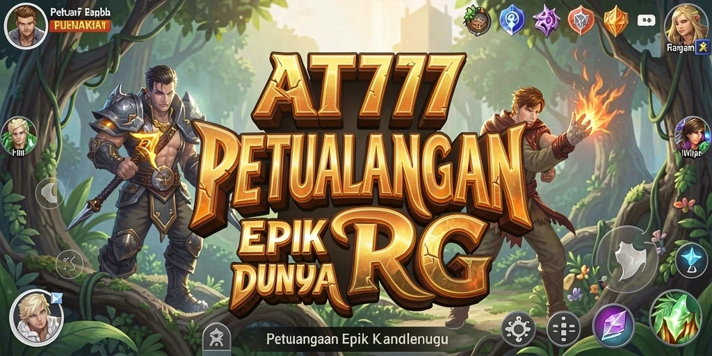Tampilan menarik dari gameplay RPG di AT777.