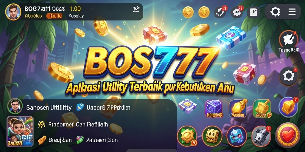 Tampilan antarmuka BOS777 yang intuitif untuk aplikasi Utility.
