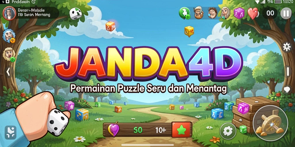 Tampilan gameplay JANDA4D yang menarik dan menantang.