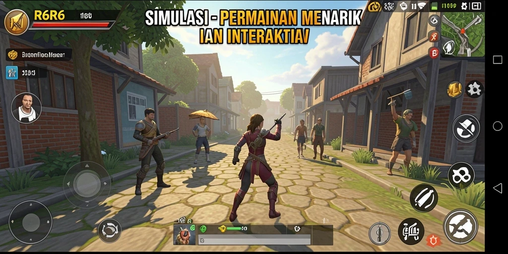Screenshot gameplay R6R6 menampilkan pengalaman simulasi yang mendalam.