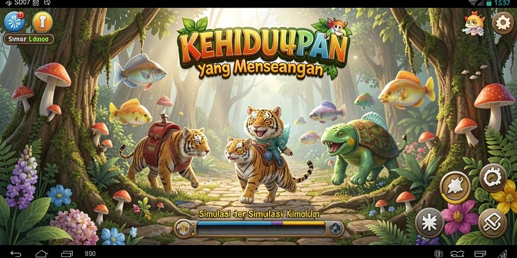Tampilan gameplay <strong>SD107</strong> yang menakjubkan dalam simulasi kehidupan.