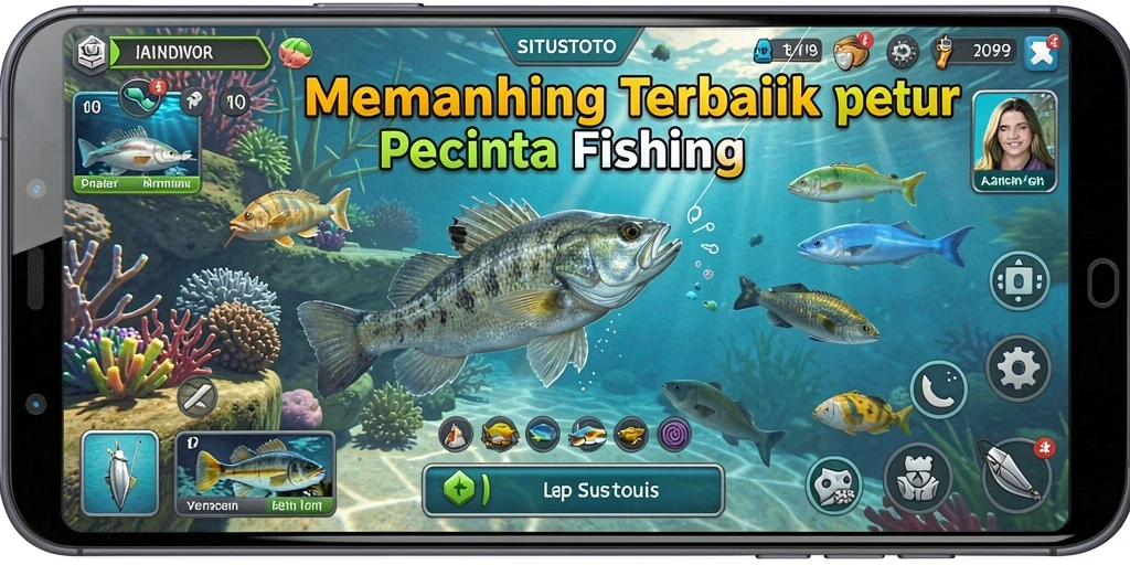 Tangkapan ikan raksasa di SITUSTOTO dengan latar belakang alam yang indah.