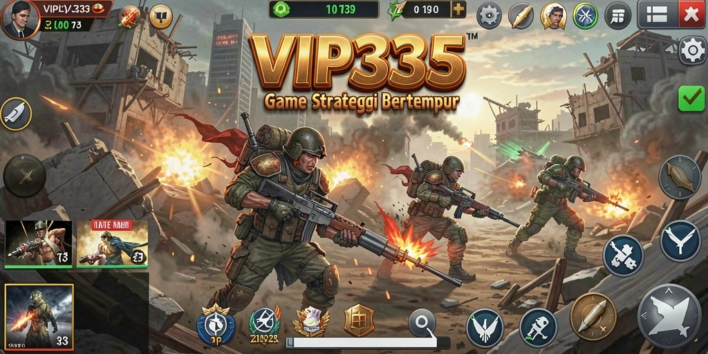 Tampilan menarik dari gameplay SLG VIP333 yang penuh strategi.