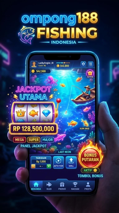 Tampilan utama aplikasi oompong188 yang menarik.